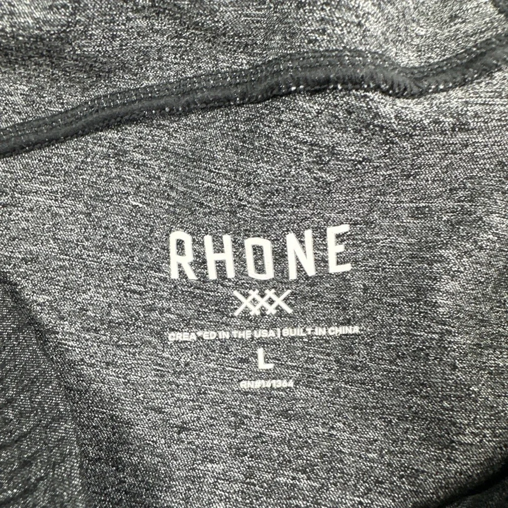 RHONE Guru Lounge Pants Men Large Black Slim Stretch Tech Performance 100145